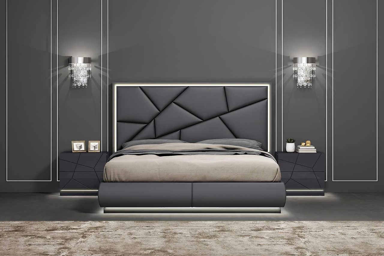 Zoe Graphite 5-Drawers Chest - Image 3