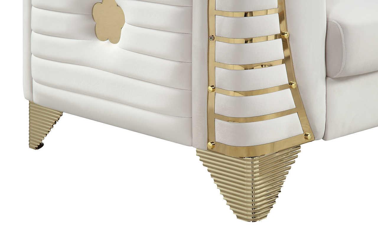 Donovan Cream 3-Piece Sectional - Image 3