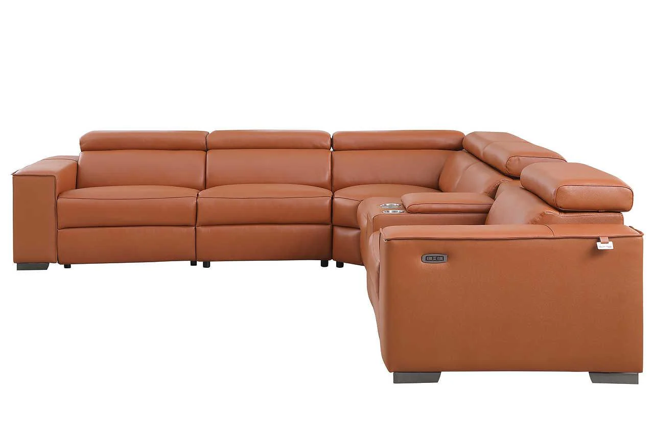 Picasso Carmel 6-Piece 2 Power Reclining Sectional - Image 3