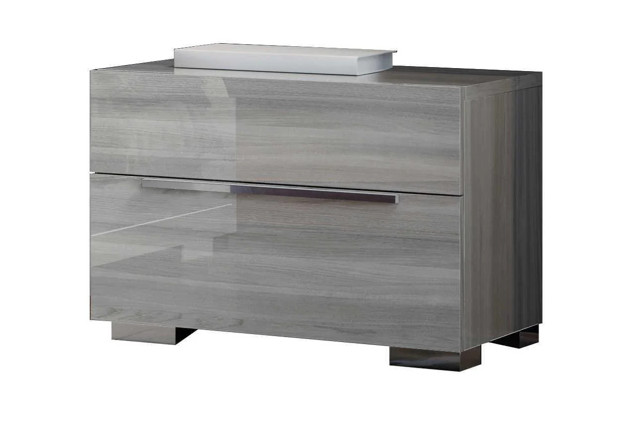 Premium Gray Nightstand - Image 1