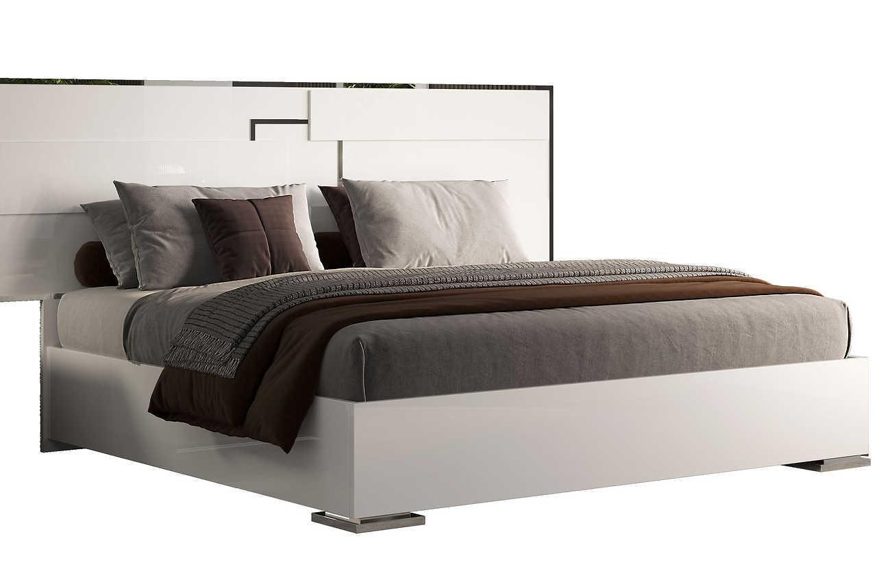 Infinity White Queen Bed - Image 1