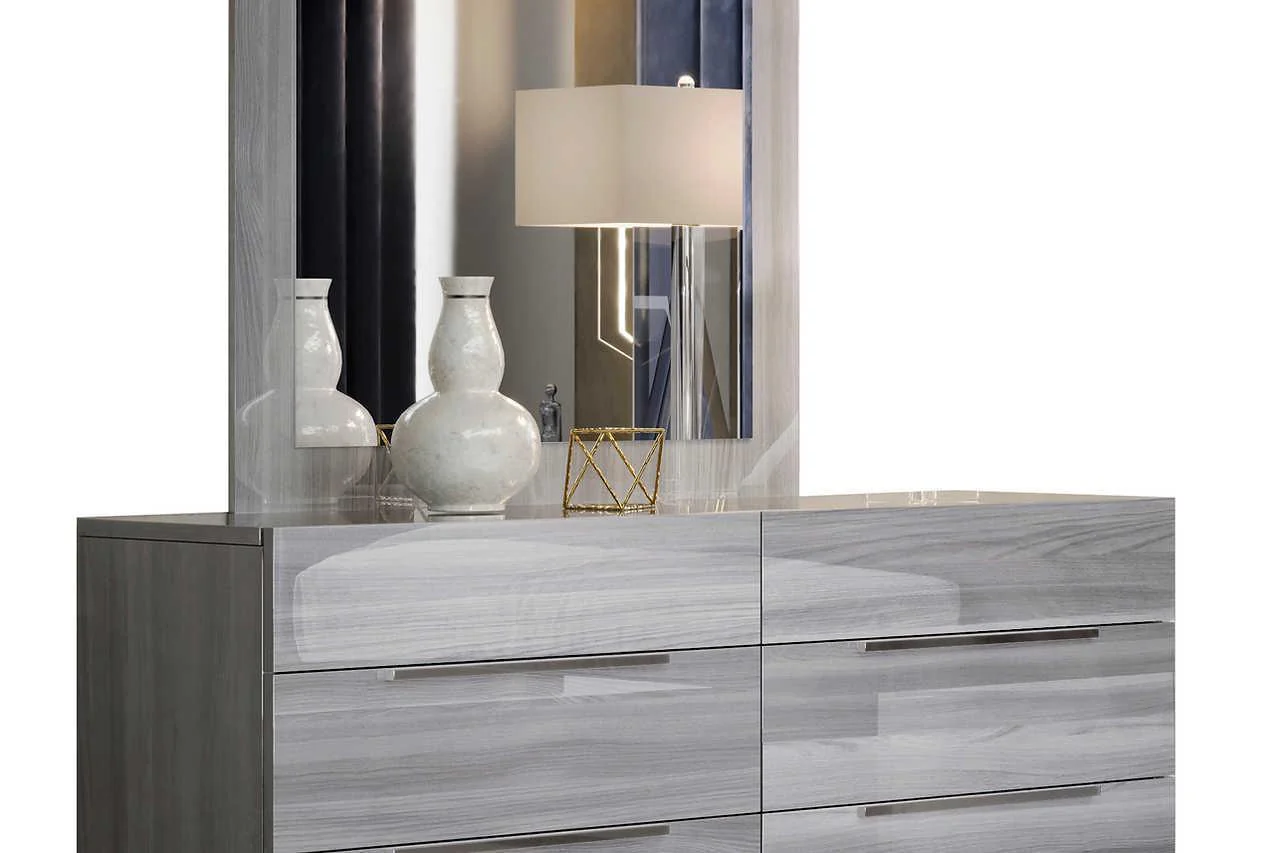 Premium Gray Italian Bedroom Set - Image 3