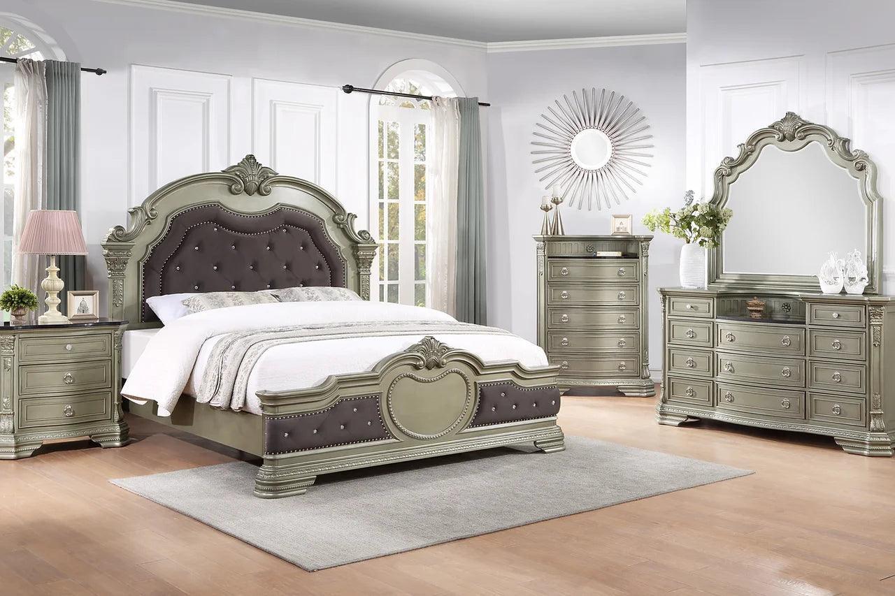 Santa Monica Antique Silver 5-Drawers Chest - Image 2