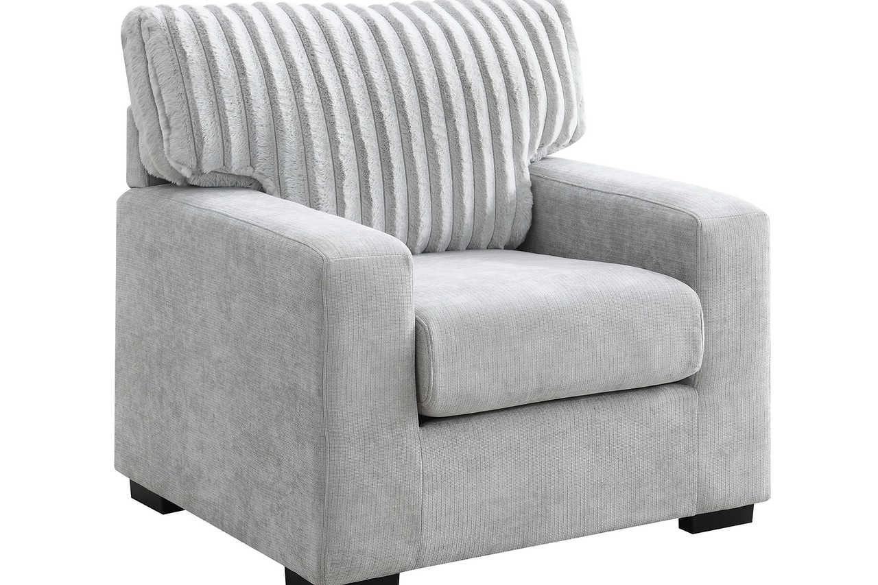 Tarra Gray Fabric Chair - Image 1
