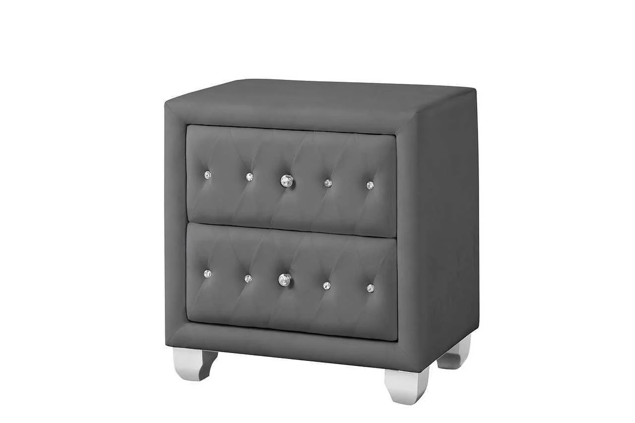 Olivia Gray Nightstand - Image 1