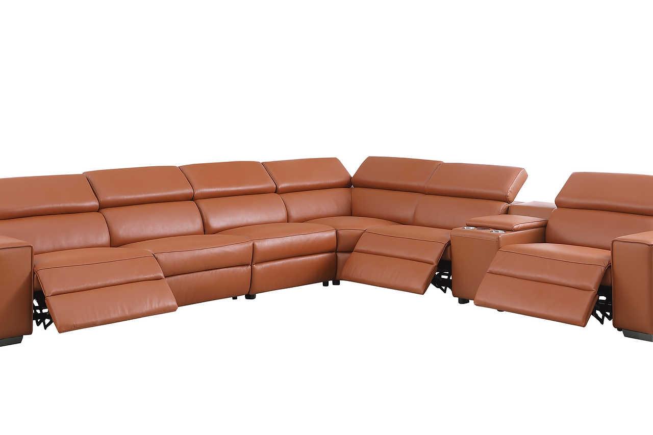 Picasso Carmel 7-Piece 3 Power Reclining Sectional - Image 2