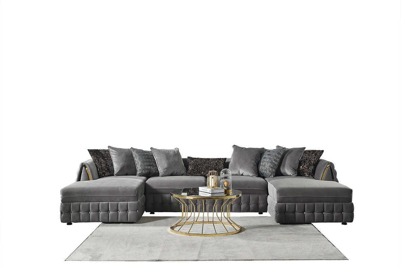 Sicilya Gray Sectional - Image 3
