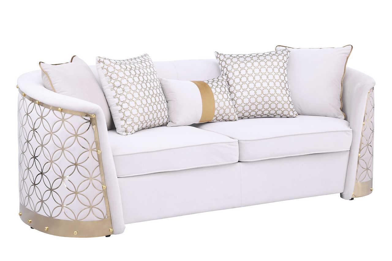 Athena Cream Living Room Set - Image 3