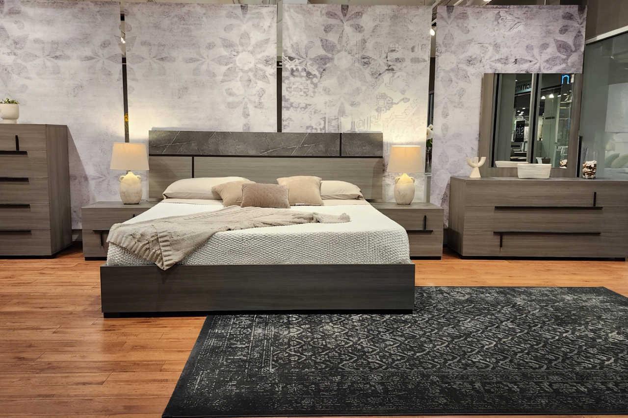 Sunrise Gray Italian Bedroom Set - Image 3