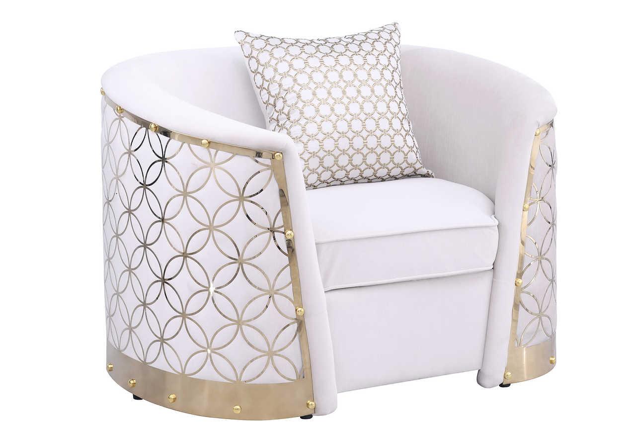 Athena Cream Chair - Image 1