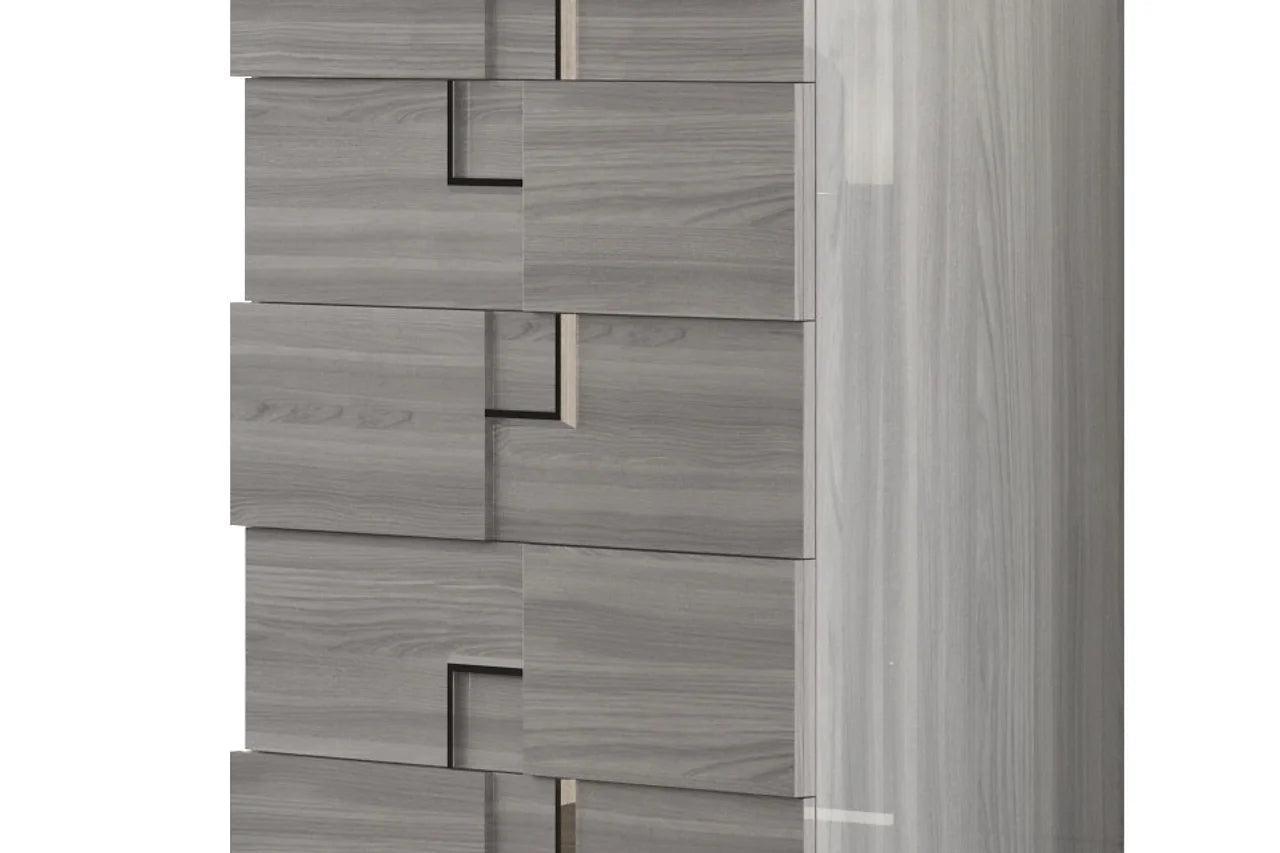 Infinity Gray 5-Drawers Chest - Image 1
