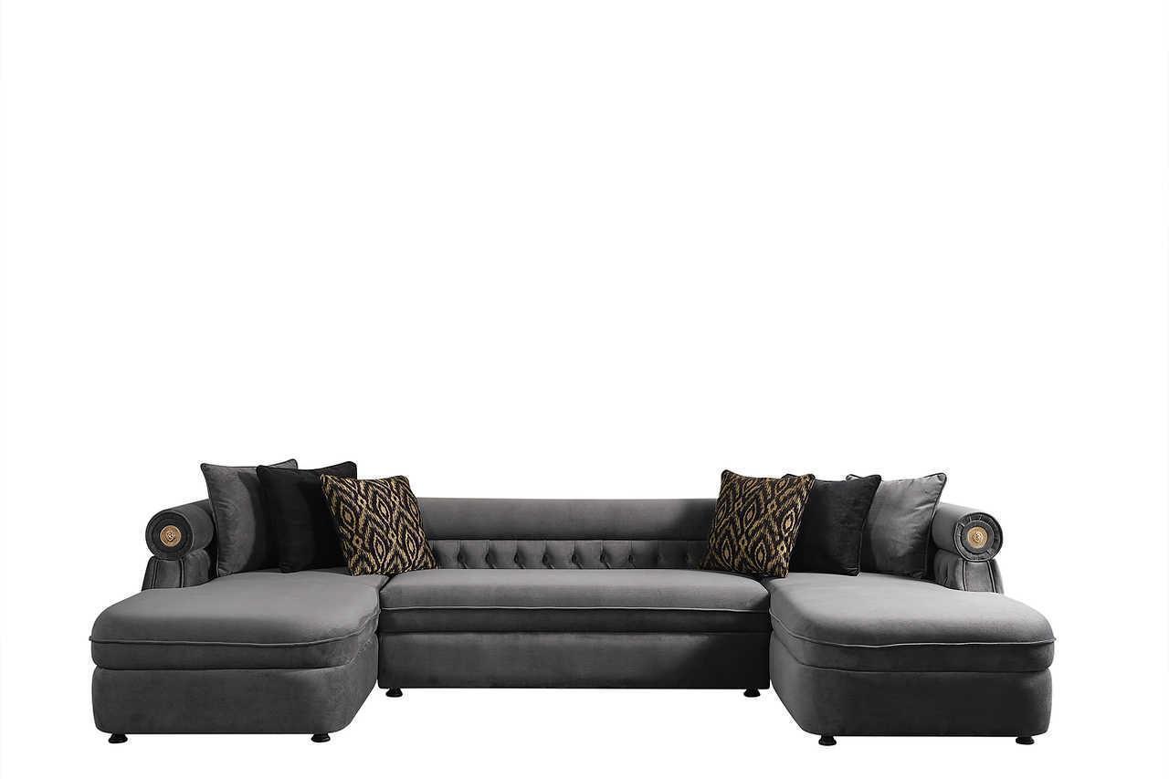 Brooklyn Gray Sectional - Image 2