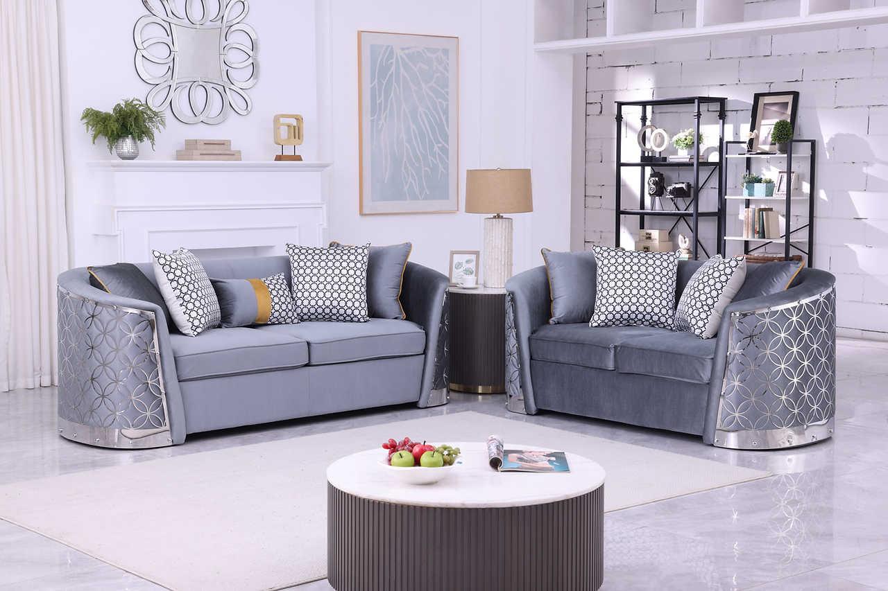 Athena Grey Chair - Image 3