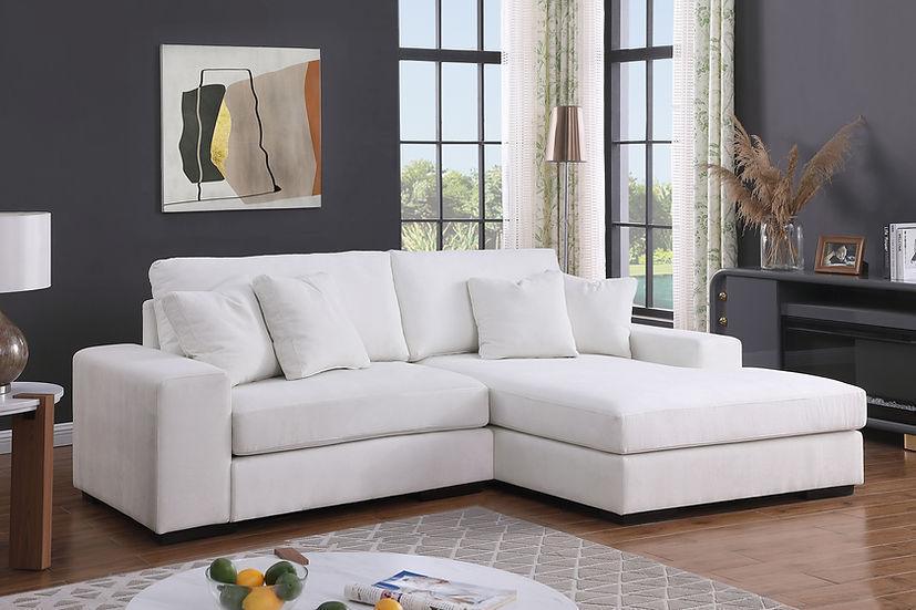 Comfy Cream 2-Piece Sectional - Image 1