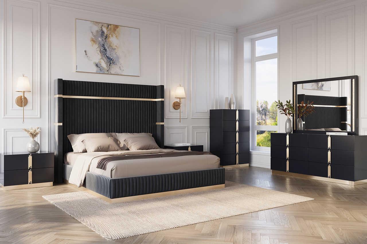 Evon Black Nightstand - Image 2
