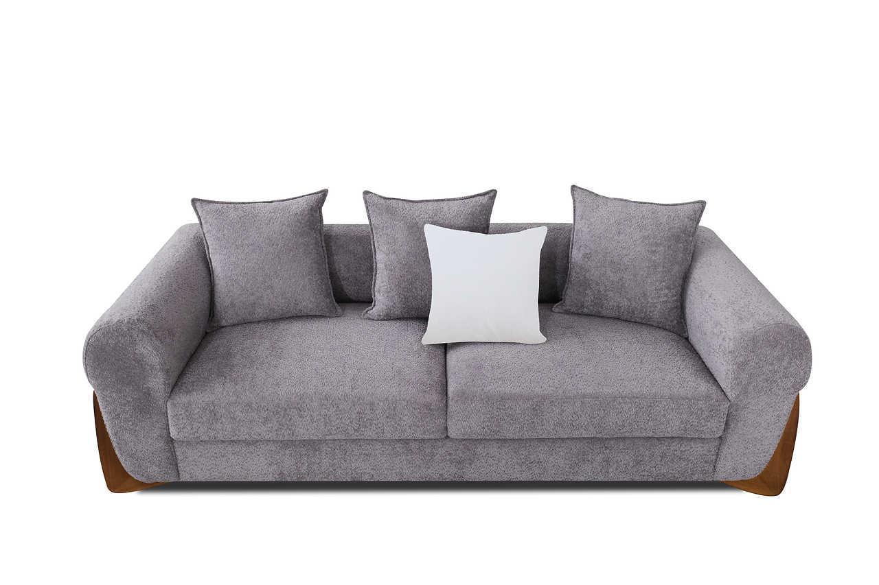 Stylus Pewter Fabric 2-Piece Living Room Set - Image 3