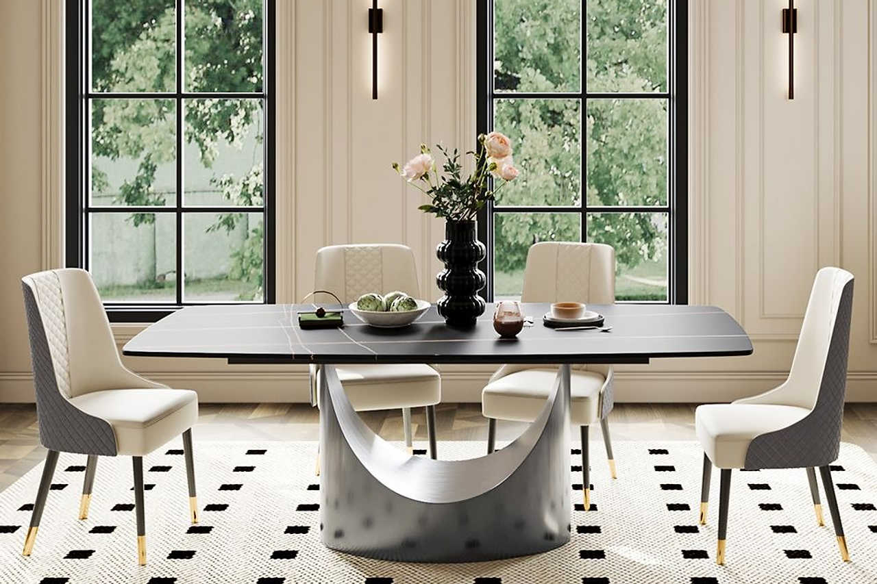 Lexi Matt Black Table - Image 1