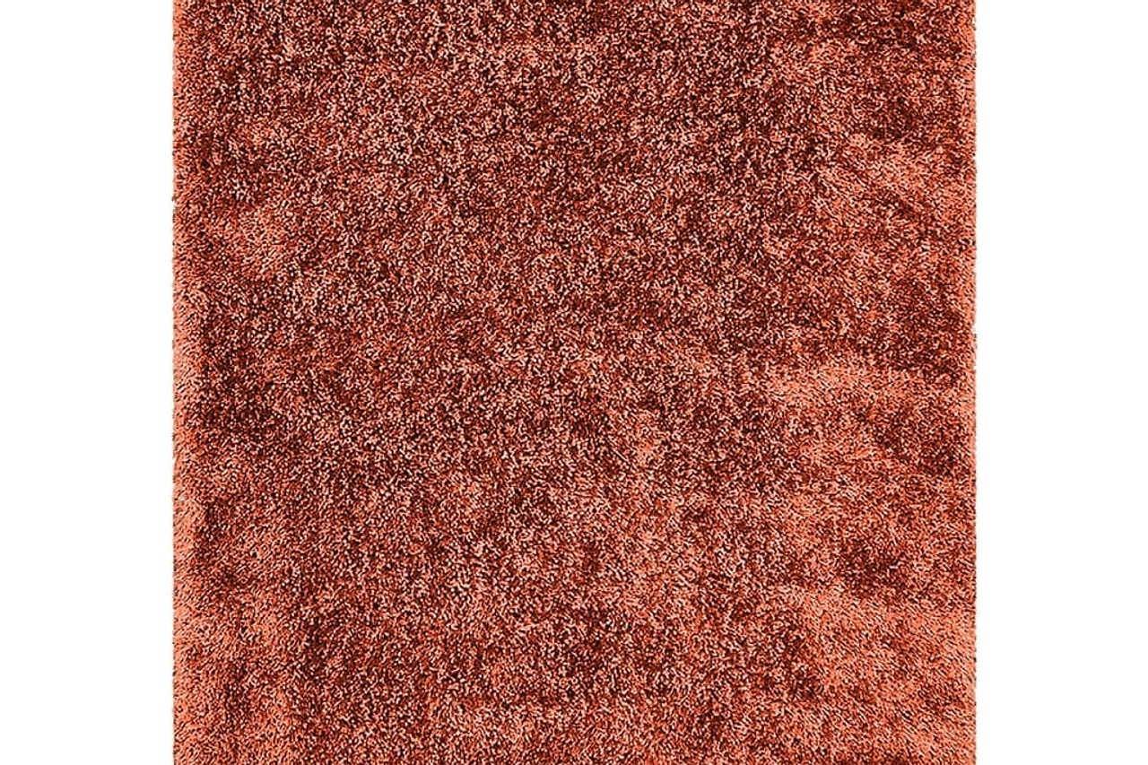 Afro Shag Rust Art Silk Shine Rug