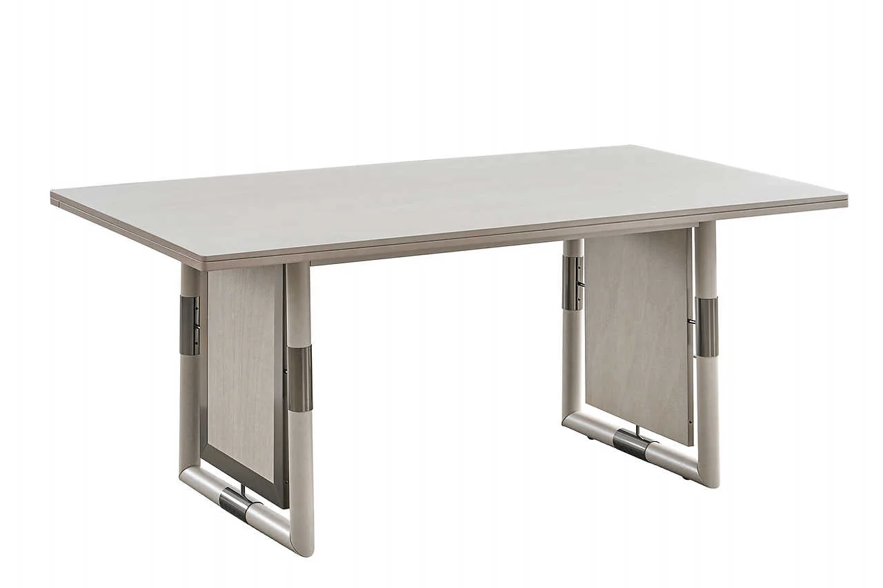 Urban Gray Upholstered Dining Room Set - Image 2