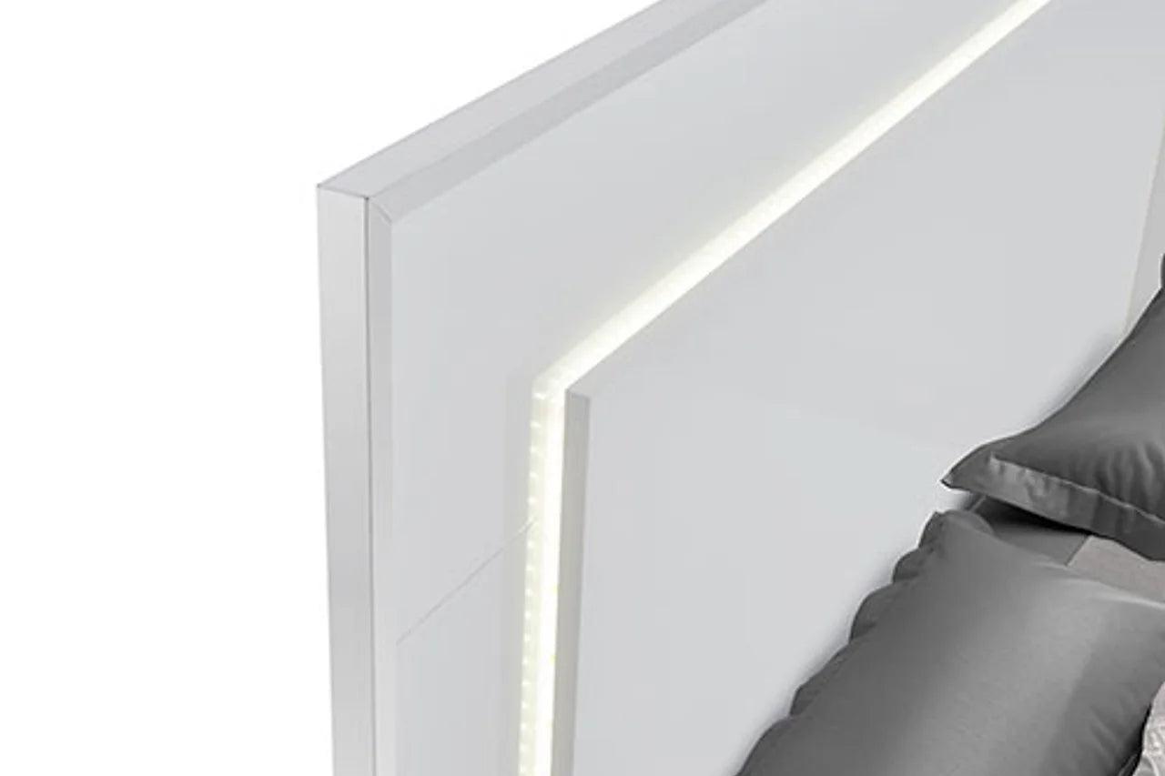 Antonella White Nightstand - Image 3