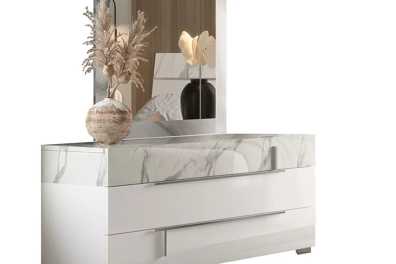 Sunset White Panel Bedroom Set - Image 3