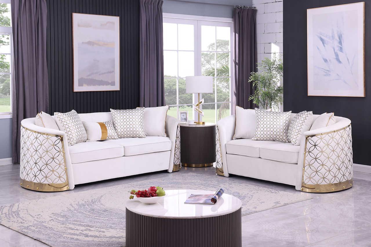 Athena Cream Chair - Image 3
