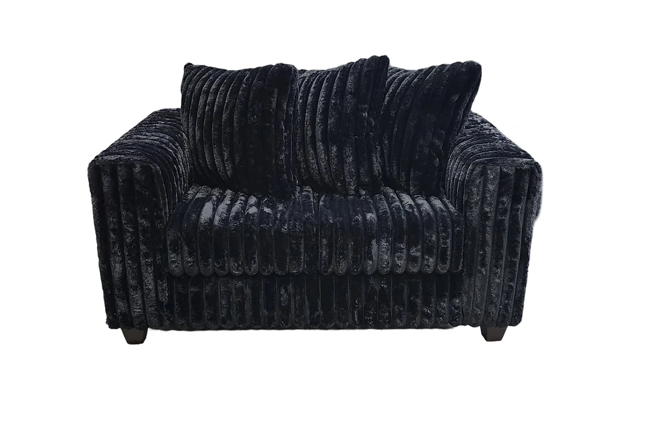 Gia Black 2-Piece Living Room Set - Image 3
