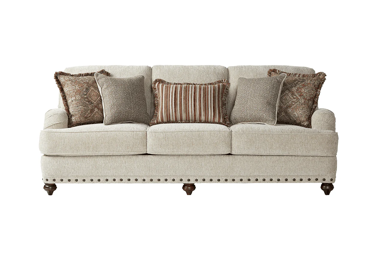 Cycle Hay Beige Fabric Sofa - Image 1