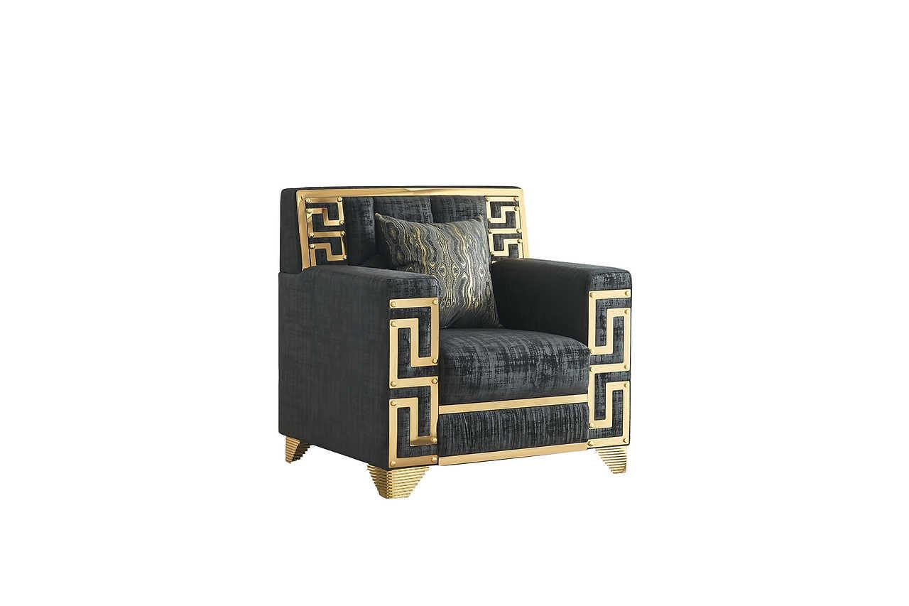 Hira Black Chair - Image 1