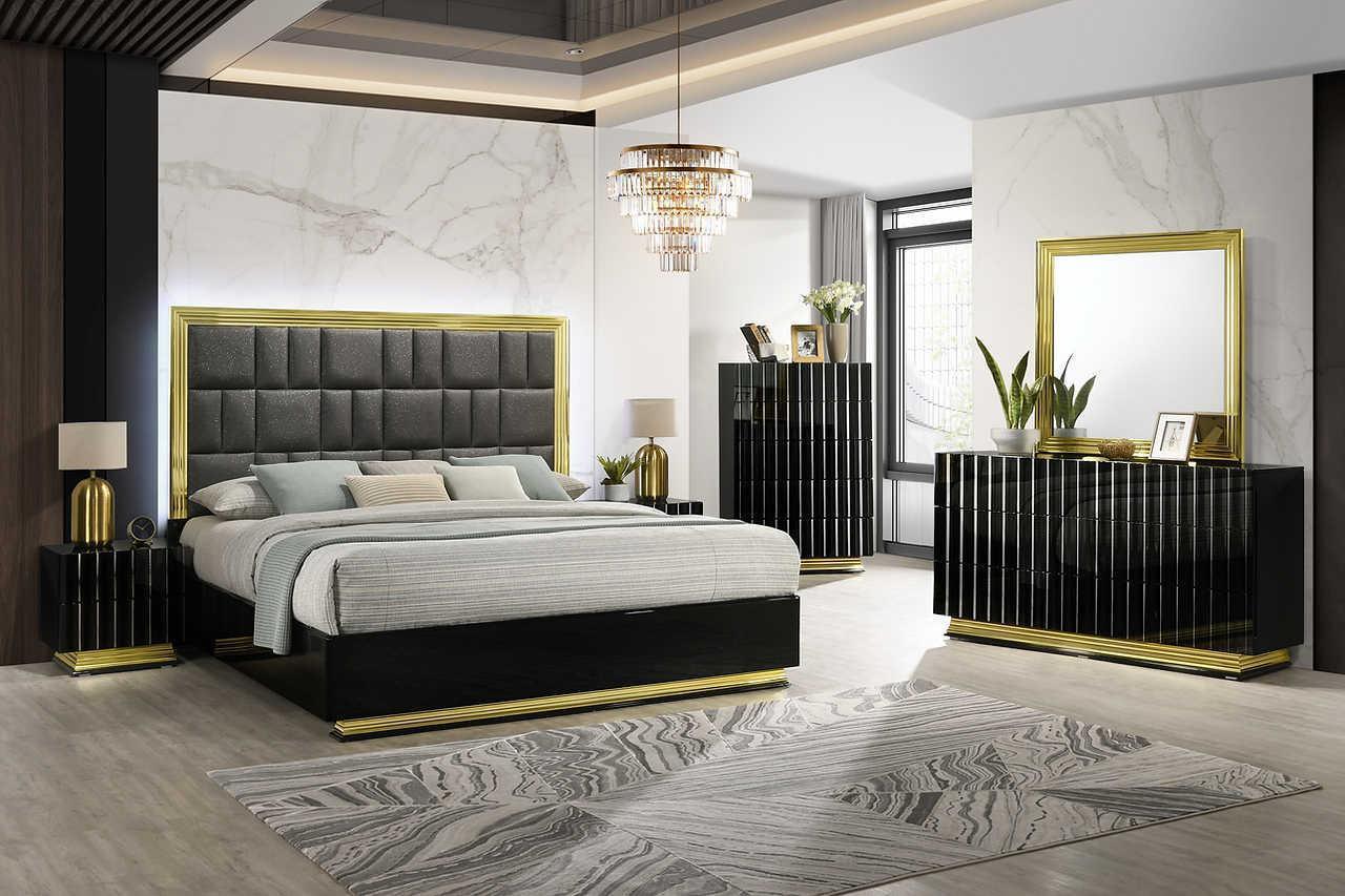 Lila Black Nightstand - Image 2