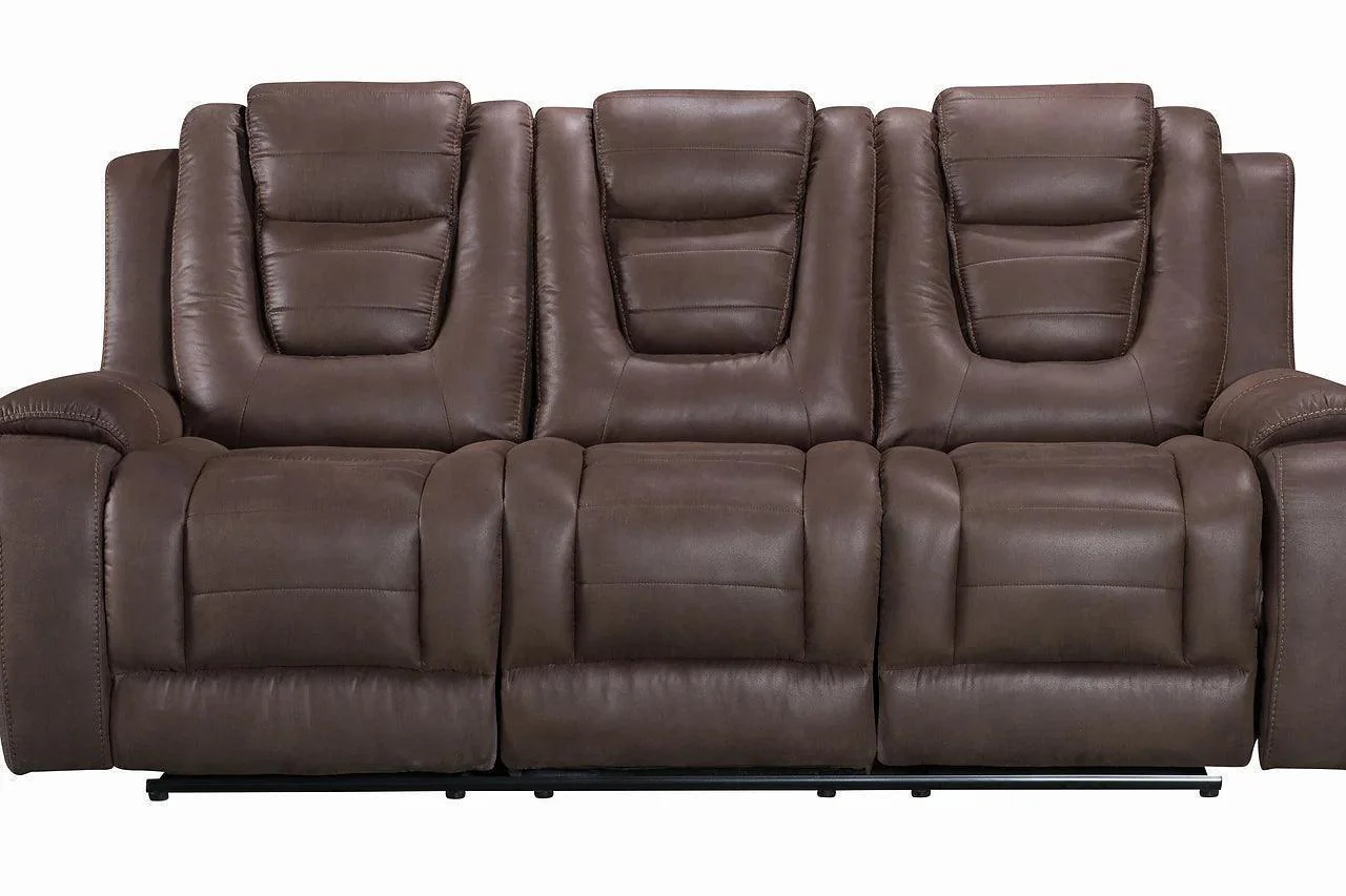 Galaxy Brown Upholstered Loveseat - Image 2
