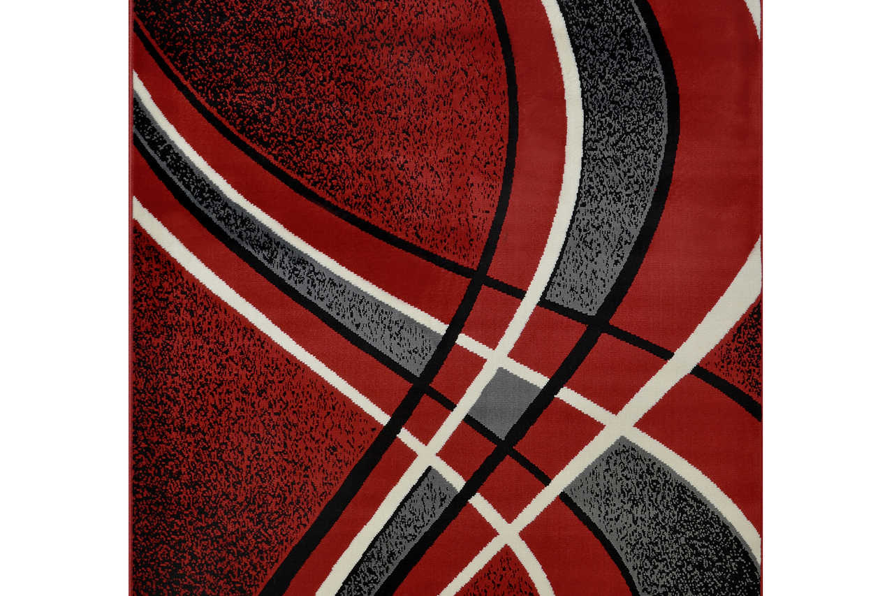 Contempo 42 Red Area Rug - Image 1