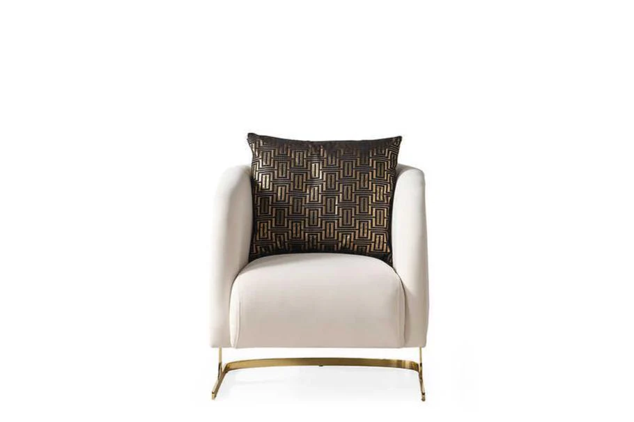 Luma Off White Chair - Image 1