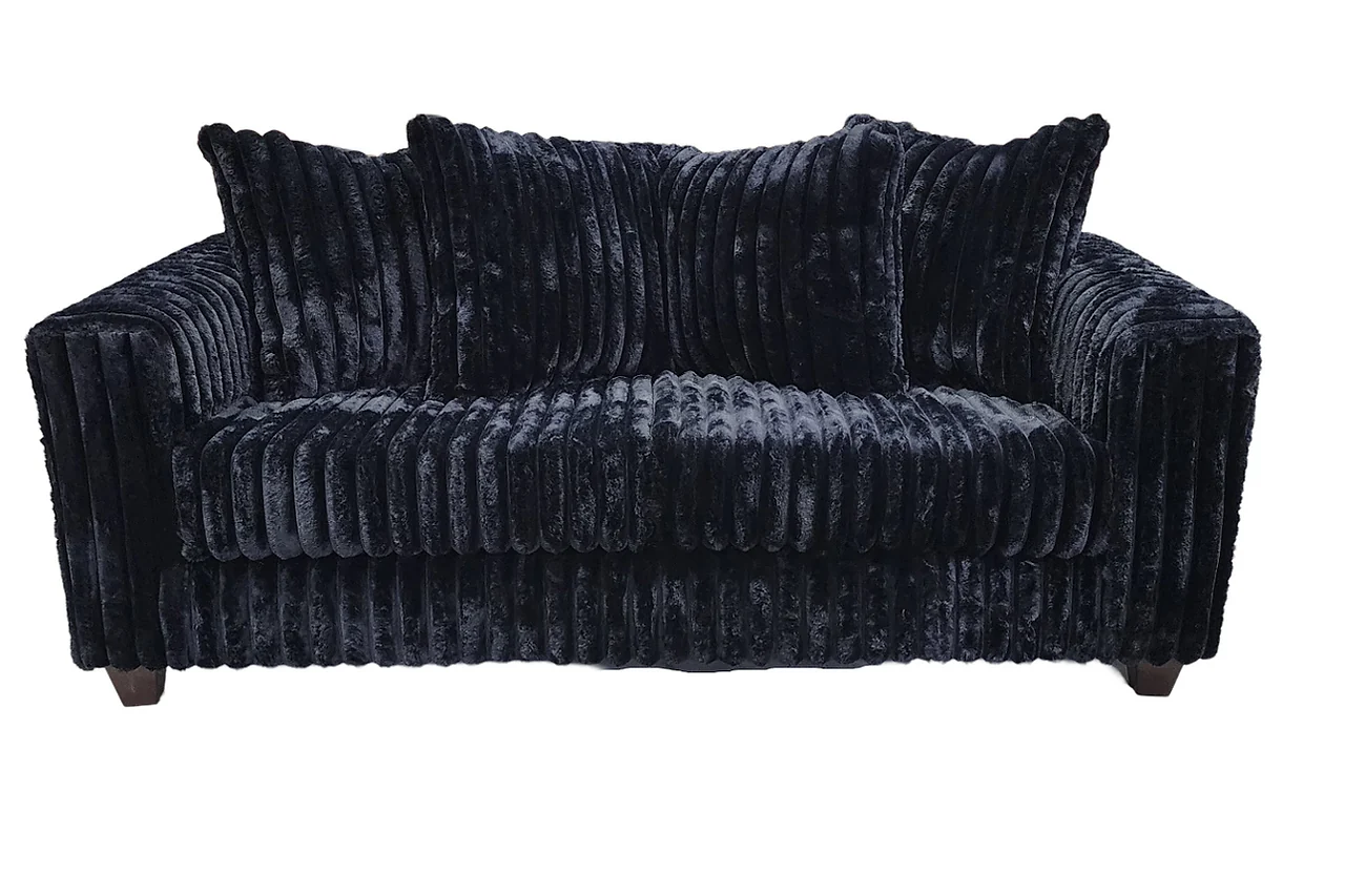 Gia Black 2-Piece Living Room Set - Image 2