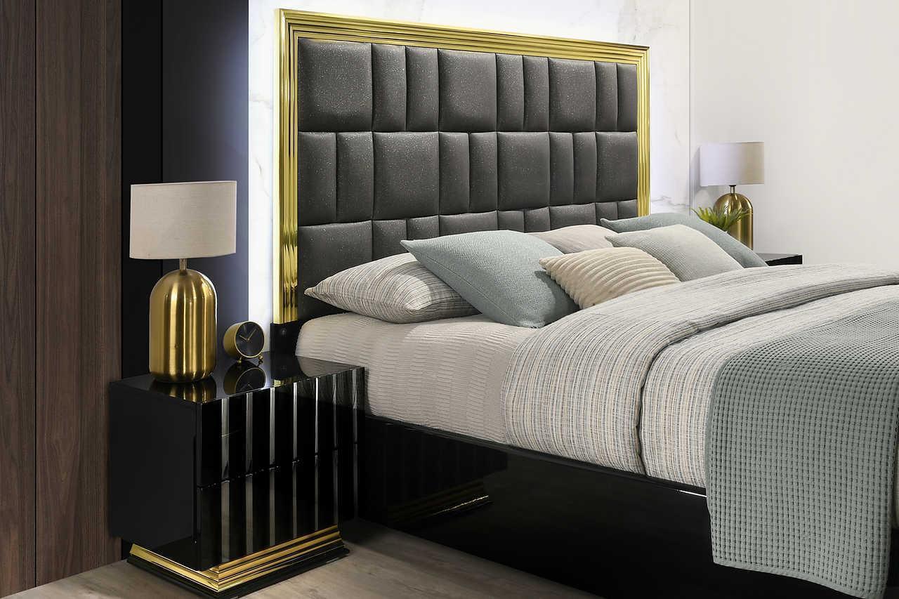 Lila Black Nightstand - Image 3