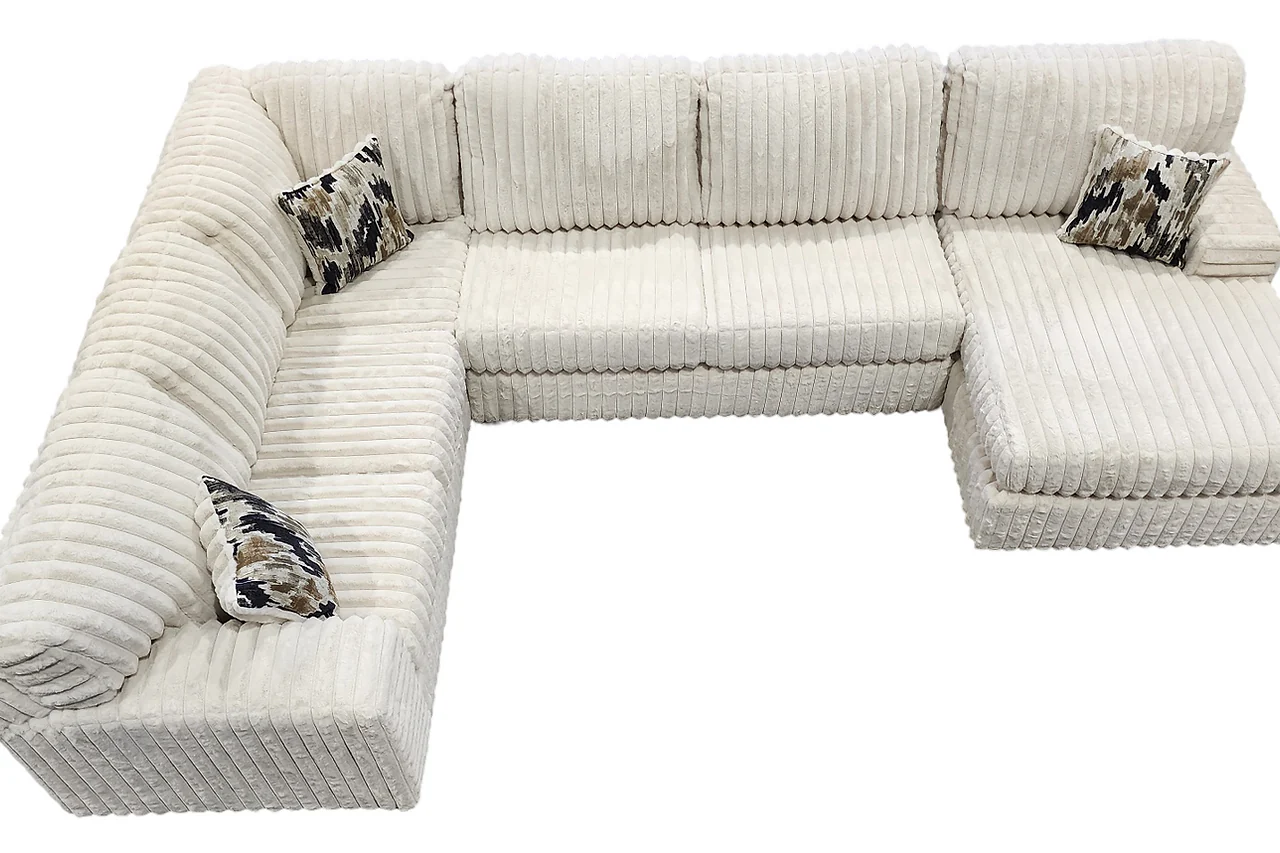 Austin Ivory 3-Piece Sectional - Image 3
