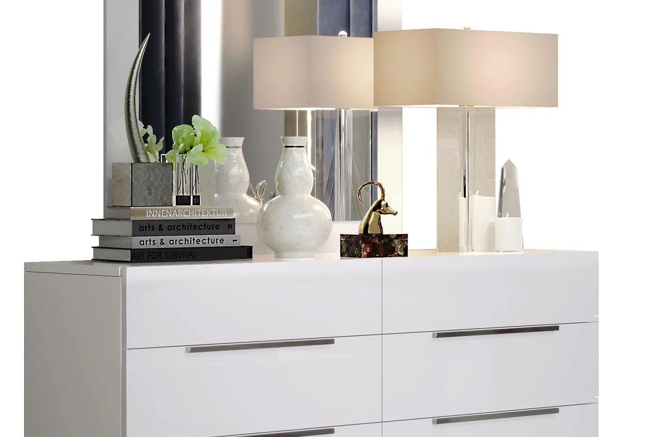 Premium White LED Panel Bedroom Set - Image 3
