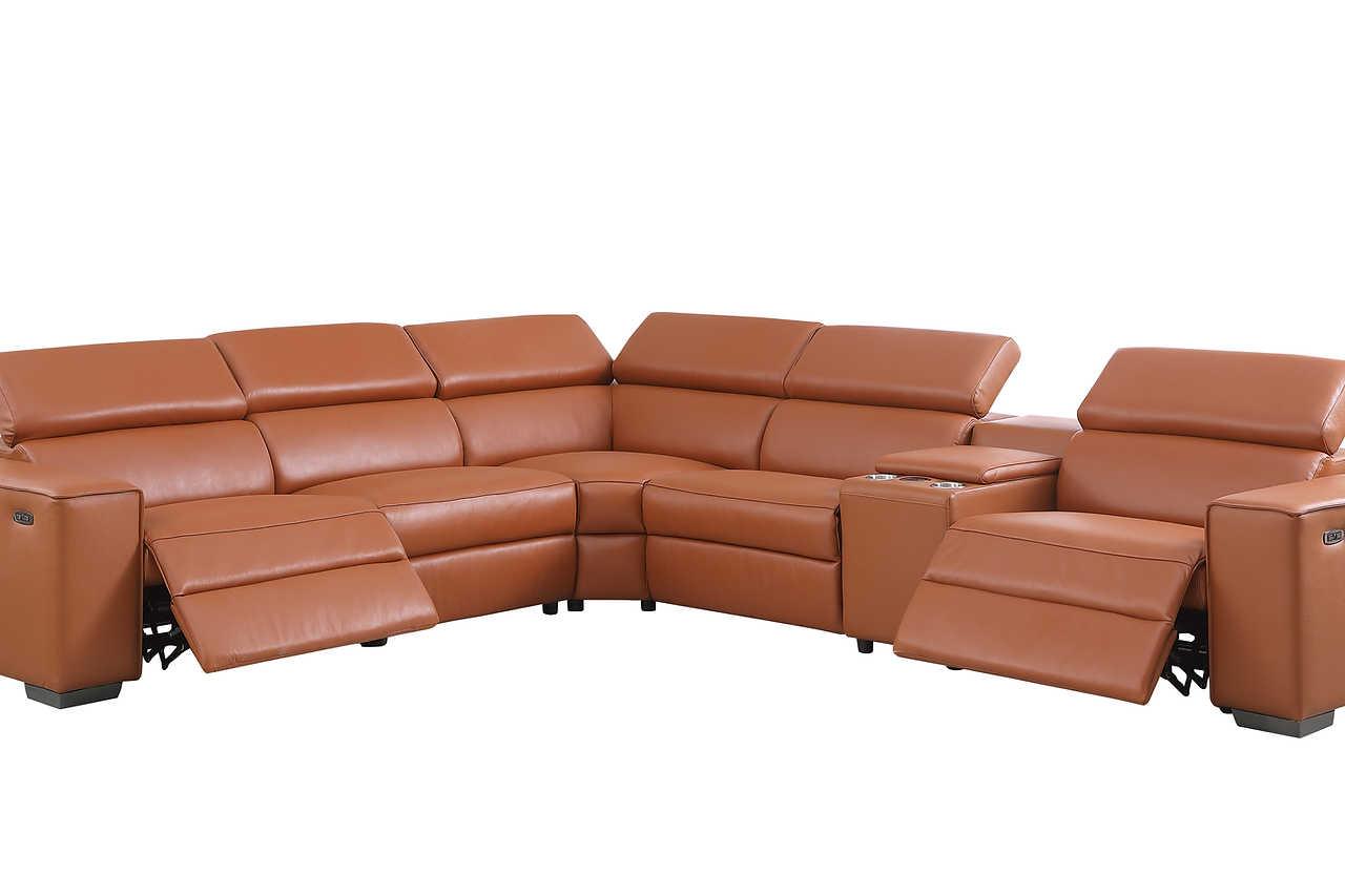 Picasso Carmel 6-Piece 2 Power Reclining Sectional - Image 2