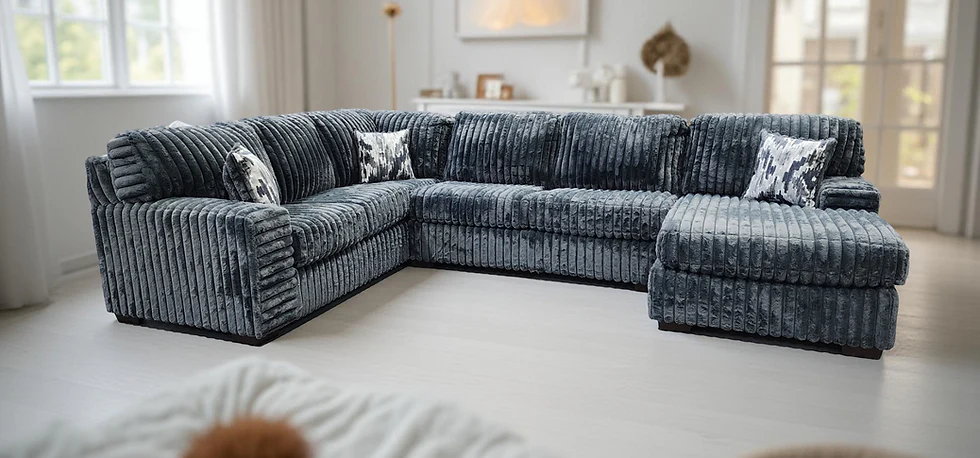 Austin Charcoal 3-Piece Sectional - Image 1