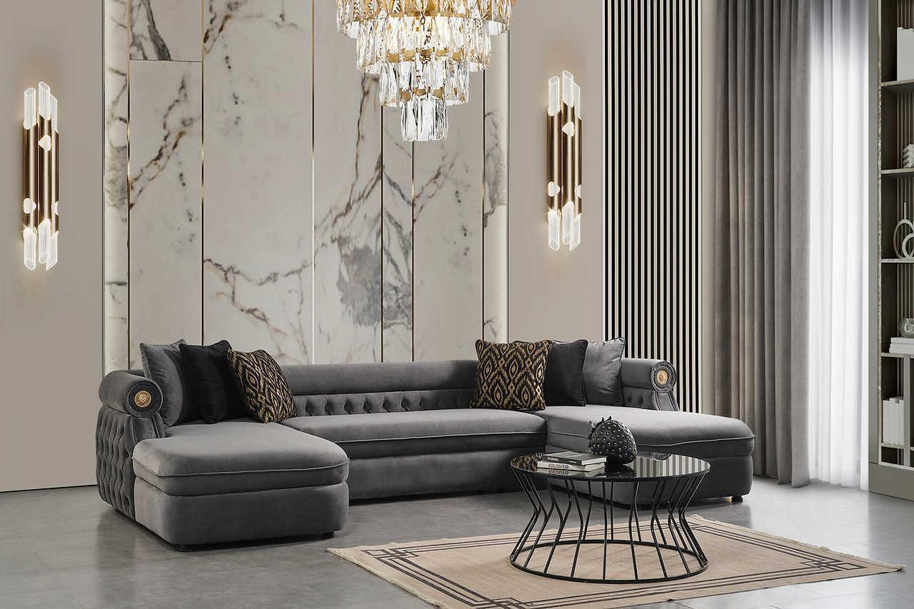 Brooklyn Gray Sectional - Image 1
