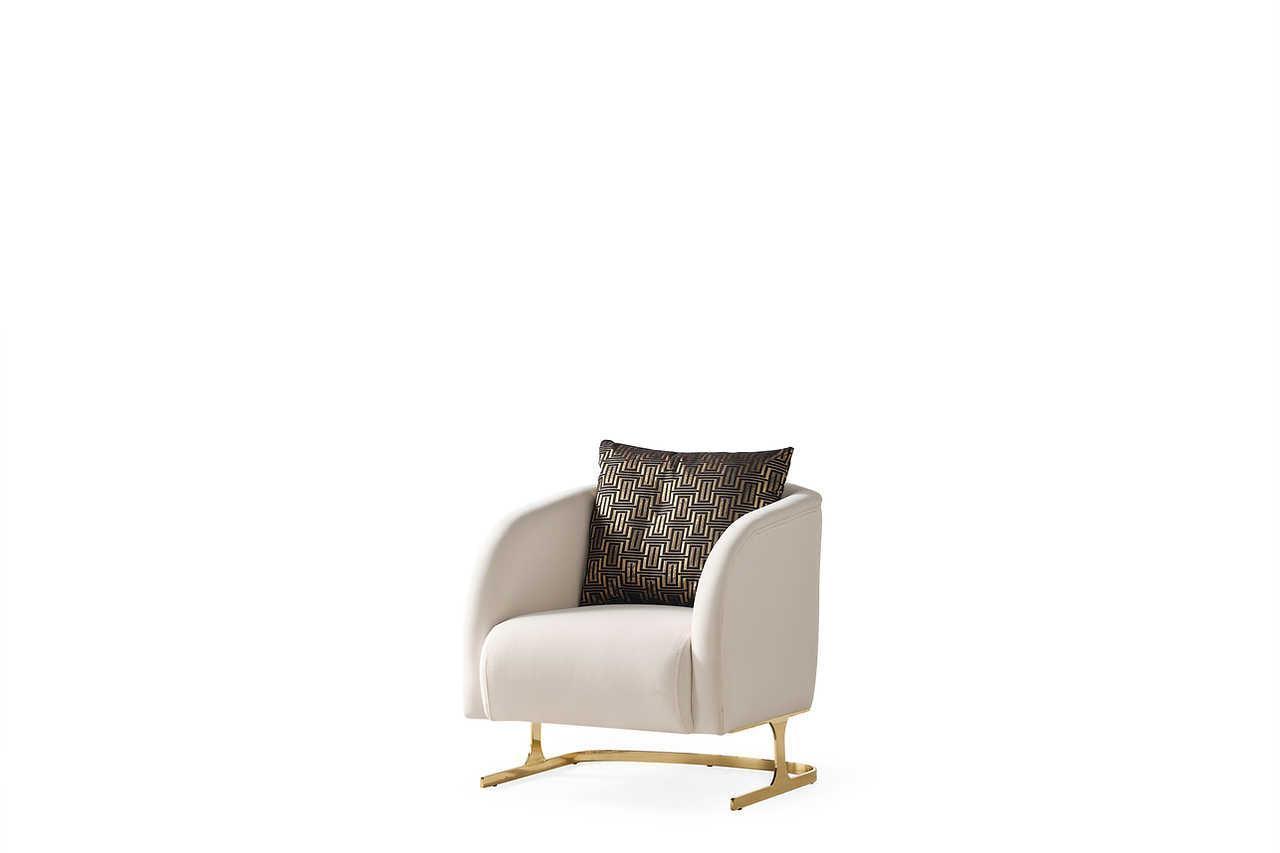 Luma Off White Chair - Image 3