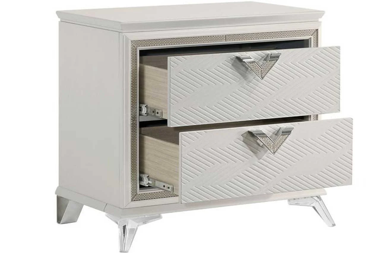 Chiara Majestic Gold Nightstand - Image 2