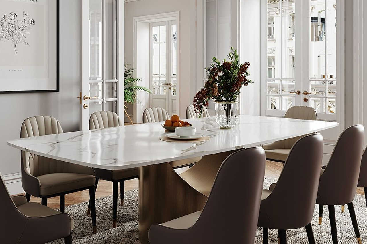 Lexi Glossy White Table - Image 3