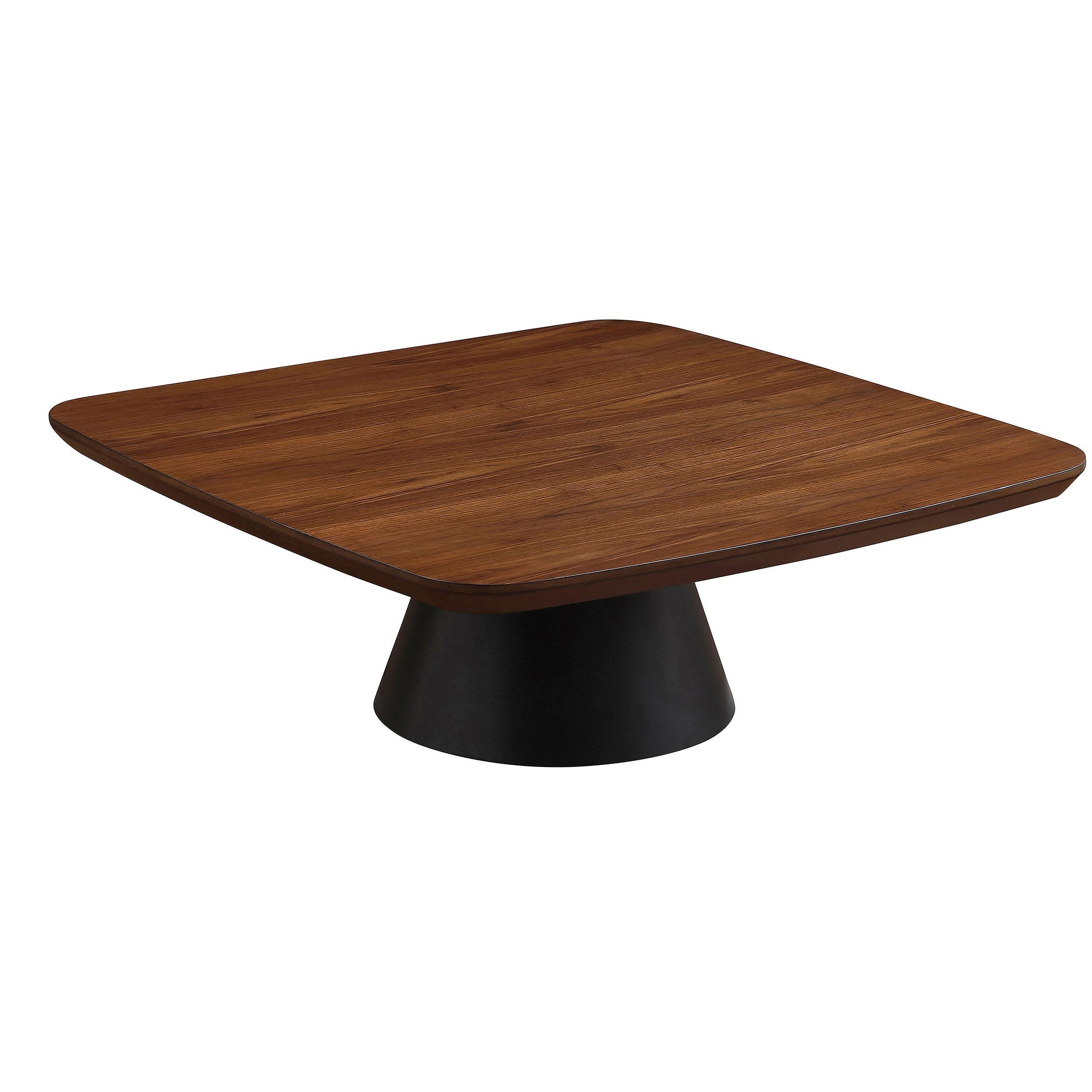 Eason 2-Piece Coffee Table Set Walnut Black - Image 2