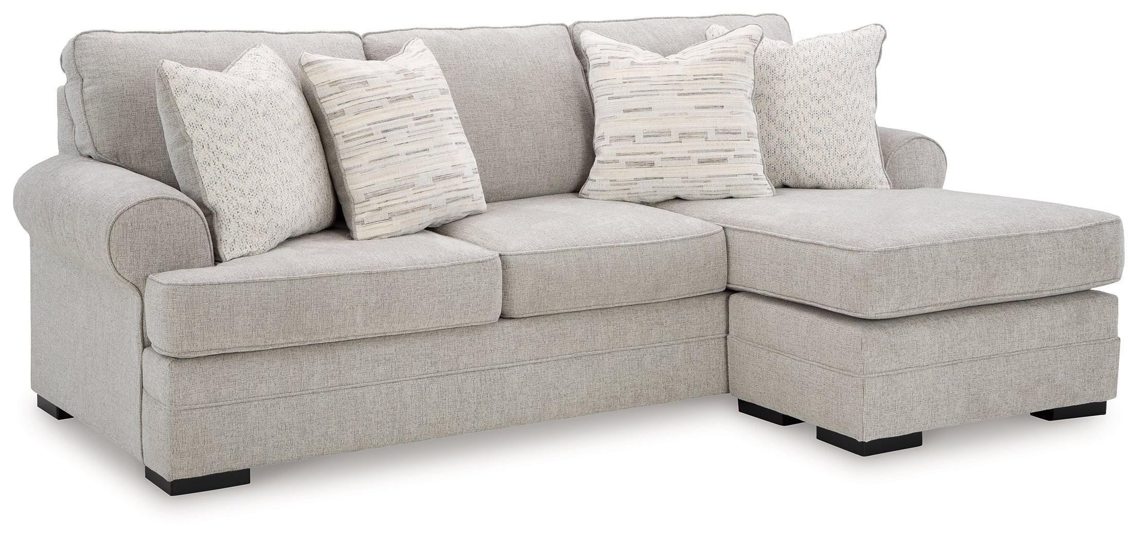 Eastonbridge Shadow Chenille Sofa Chaise - Image 2