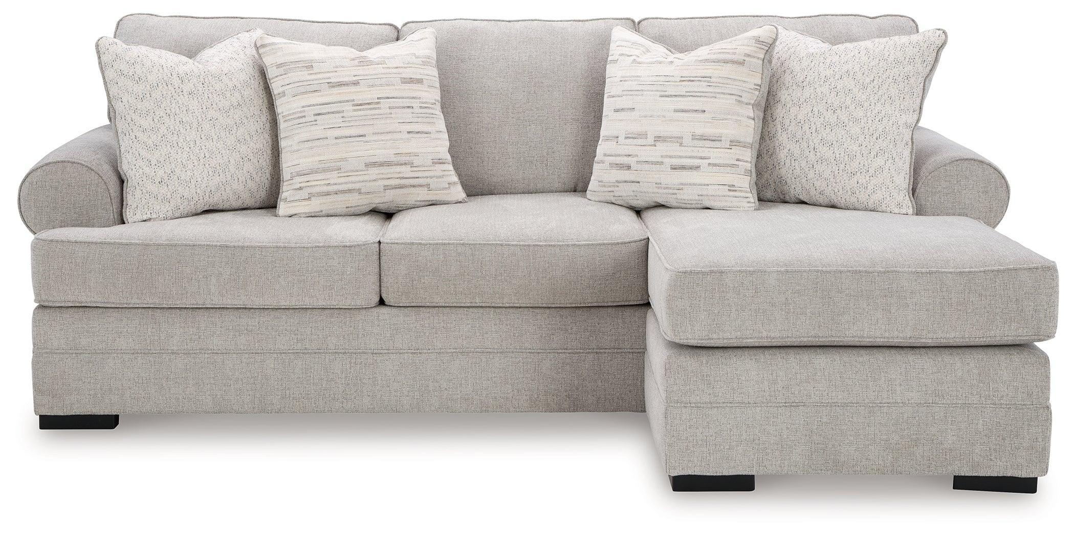 Eastonbridge Shadow Chenille Sofa Chaise - Image 3