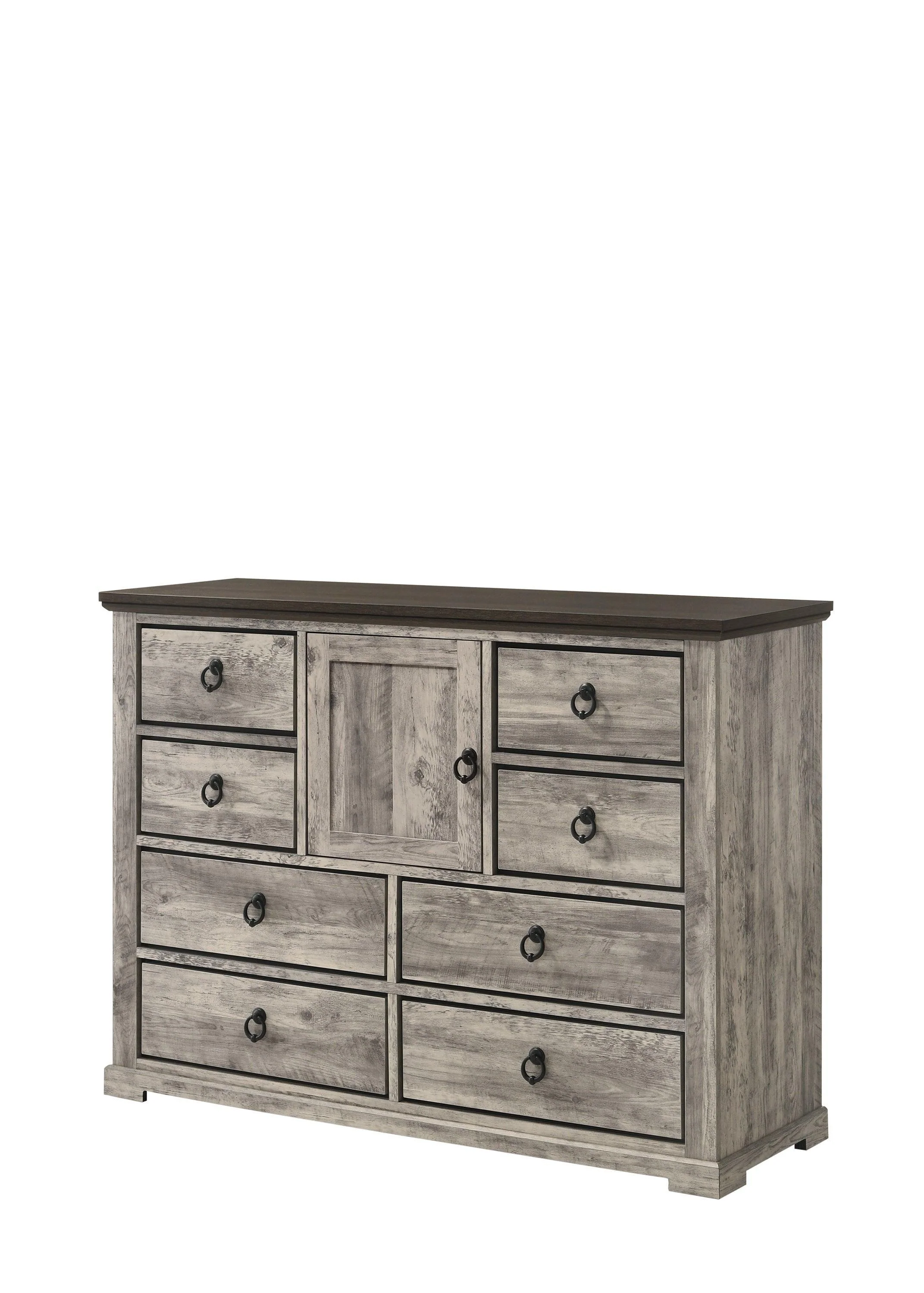Ella mae Gray 5 Drawers Chest - Image 3