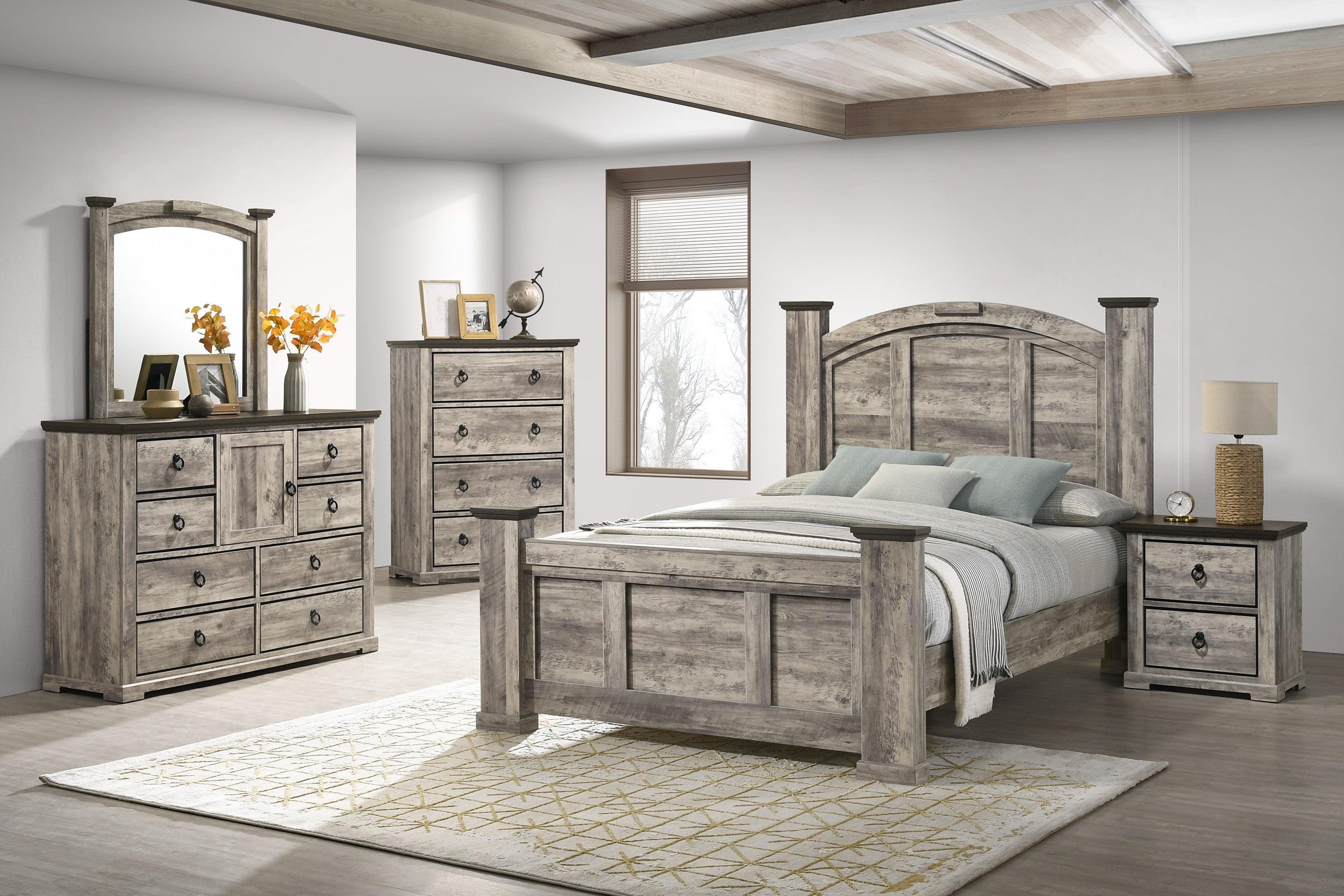 Ella mae Gray King Bed - Image 2