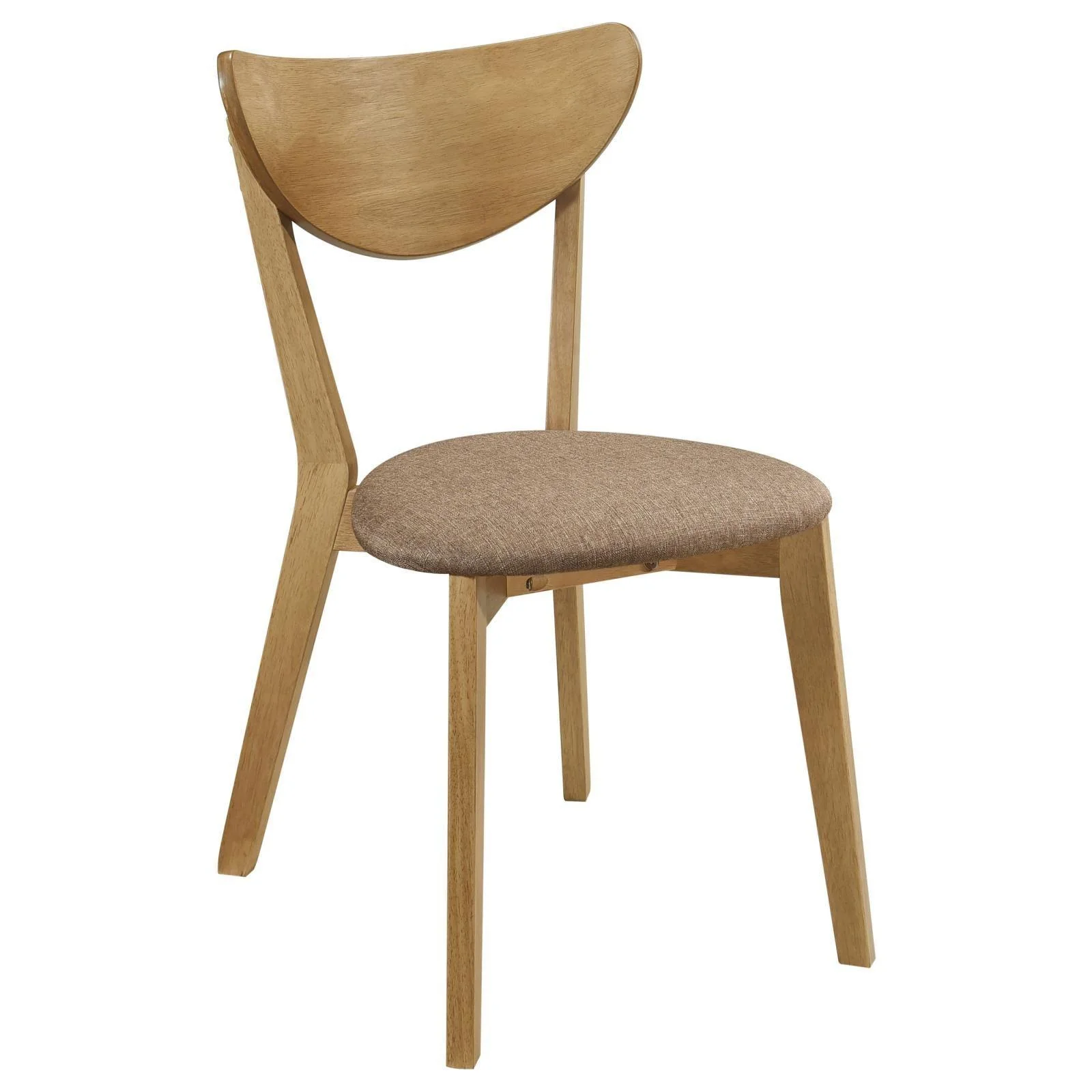 Elowen Dining Side Chair Light Walnut Brown (Set of 2) - Image 3