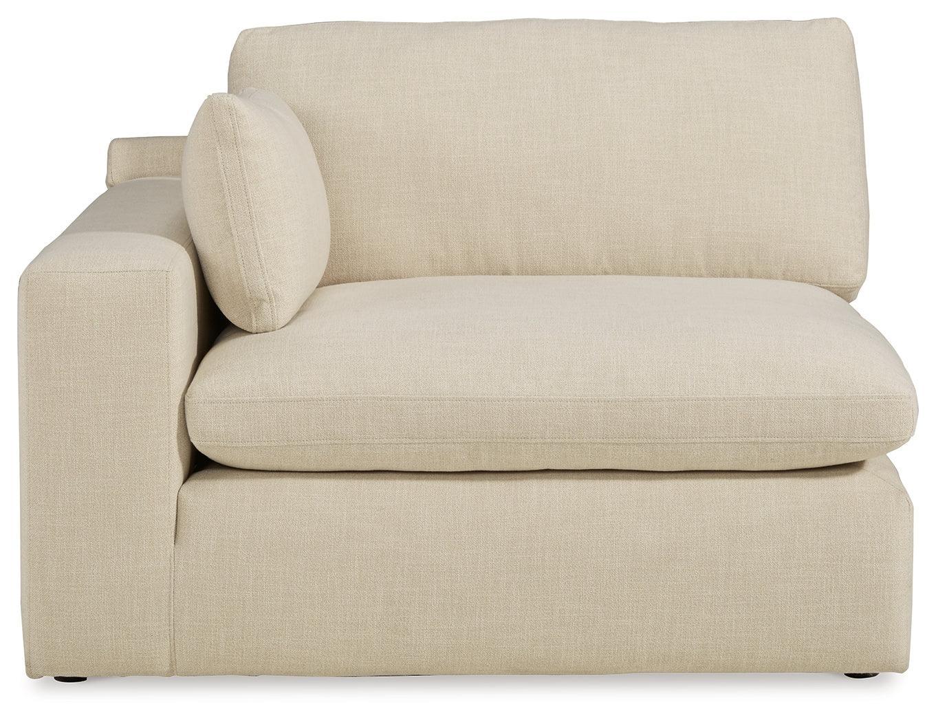 Elyza Linen 2-Piece Sectional With Ottoman - Image 3